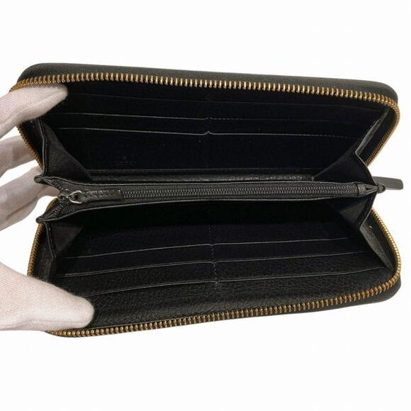 Gucci Leather Interlocking G Zip Wallet - Picture 2 of 6